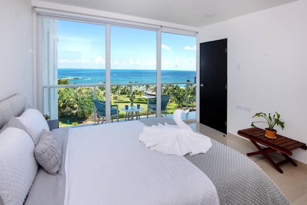 Apartmán Amara, Depa Con Vista Al Mar Cancún Exteriér fotografie