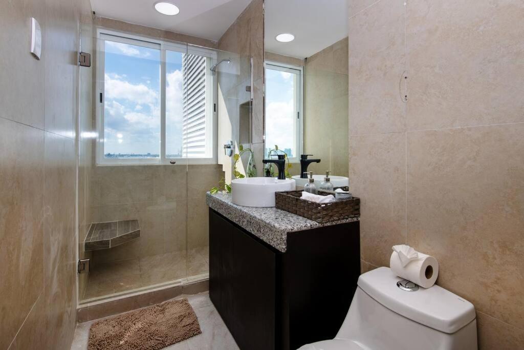 Apartmán Amara, Depa Con Vista Al Mar Cancún Exteriér fotografie